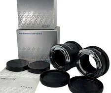 [Unused in BOX] Mamiya Extension Tube Ring RZ67 No.1 45mm No.2 82mm Set JAPAN