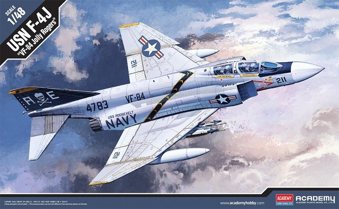 Academy 12305 - 1/48 F-4J Vf-84 Jolly Rogers - Neu
