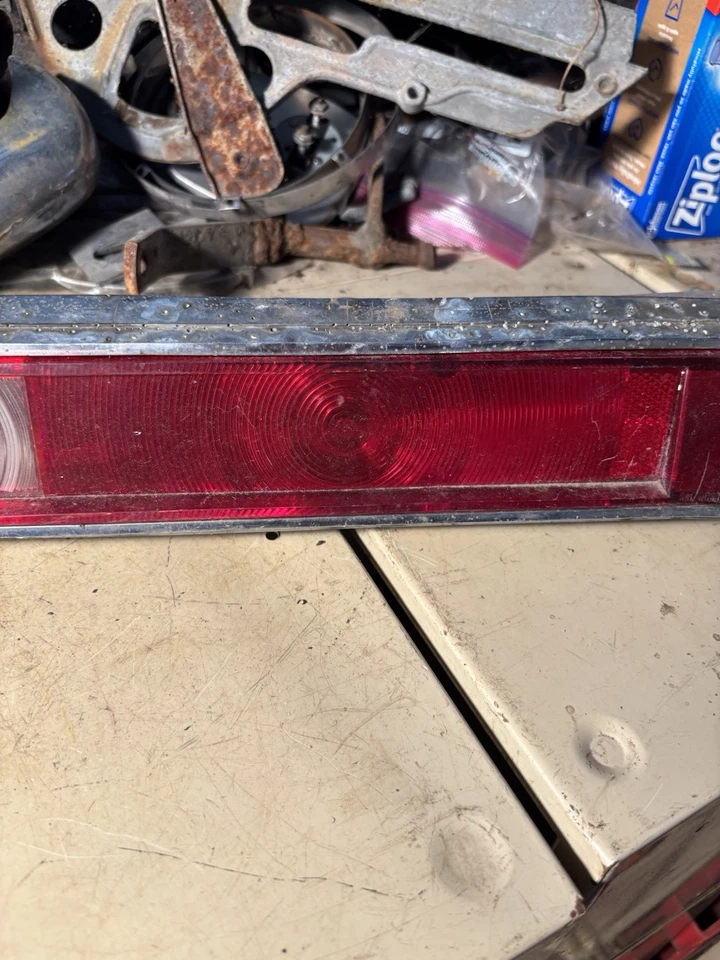 1968 1969 68 69 AMC AMX lado derecho trasero conjunto de lente de freno OEM Foto 3 de 4