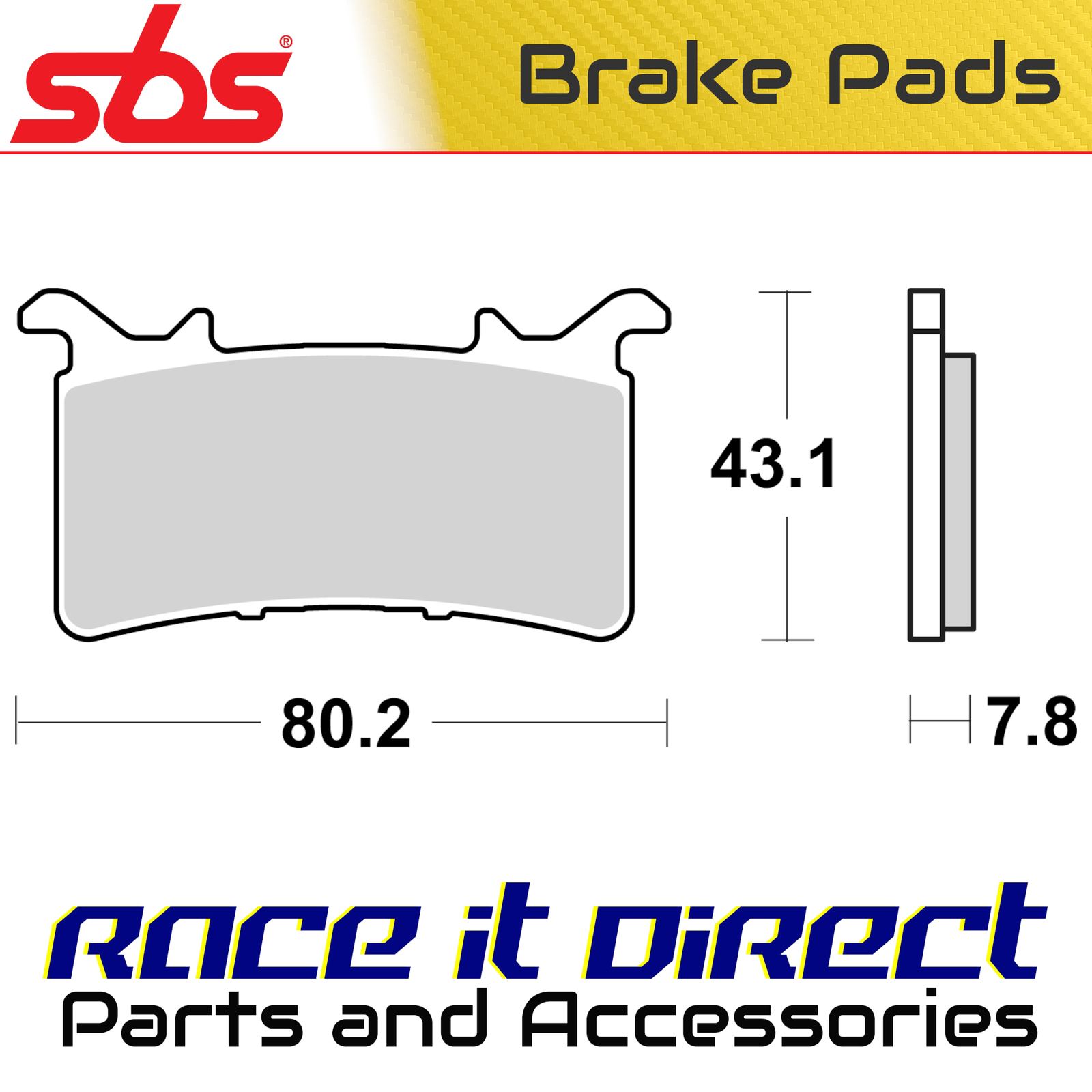 SBS 985RST BRAKE PADS SINTER SPORT