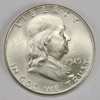 1949 P Franklin Half Dollar - Silver - Uncirculated