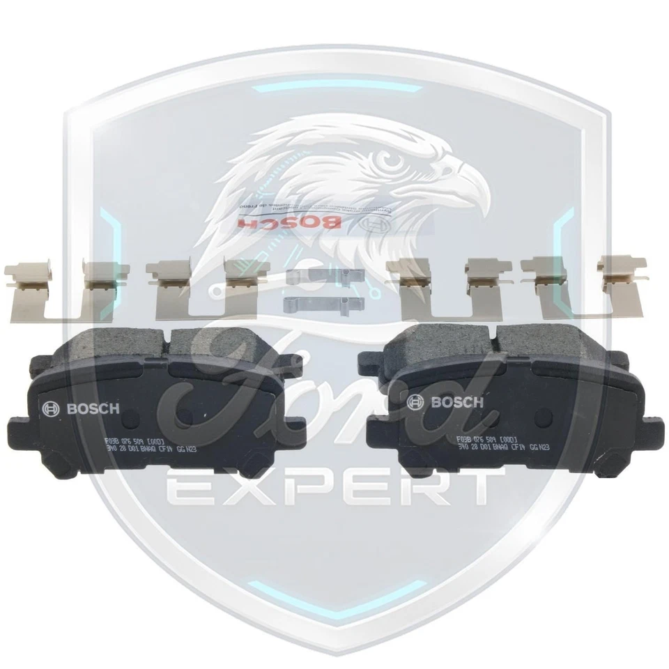 Bosch OEM Rear Ceramic Brake Pads Kit For 2009-2017 Honda Lifetime Warranty - Изображение 3 из 4