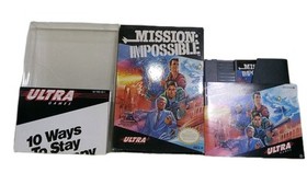 Mission: Impossible (Nes)(1990) CIB. Game, Box, Manual & Poster/Ad. Free Ship!!!