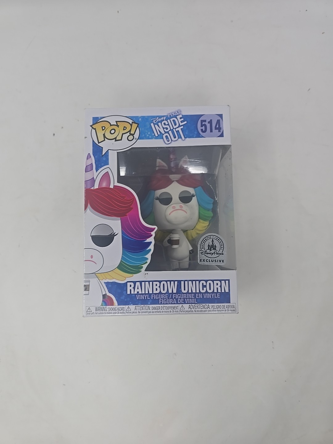 Funko POP! Disney Pixar Inside Out Rainbow Unicorn #514 Viny