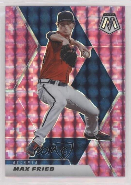 2021 Panini Mosaic Pink Camo Mosaic Prizm Max Fried #124 04cw