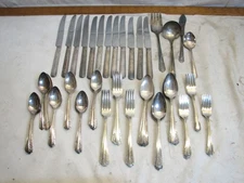 Service For 12 Wm A Rogers Mfg Co Mailbu Silverplate Flatware 74pcs