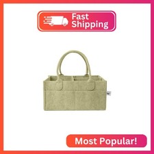 Mr. Pen- Baby Diaper Caddy Organizer, Olive Calm, Baby Caddy Organizer with Hand