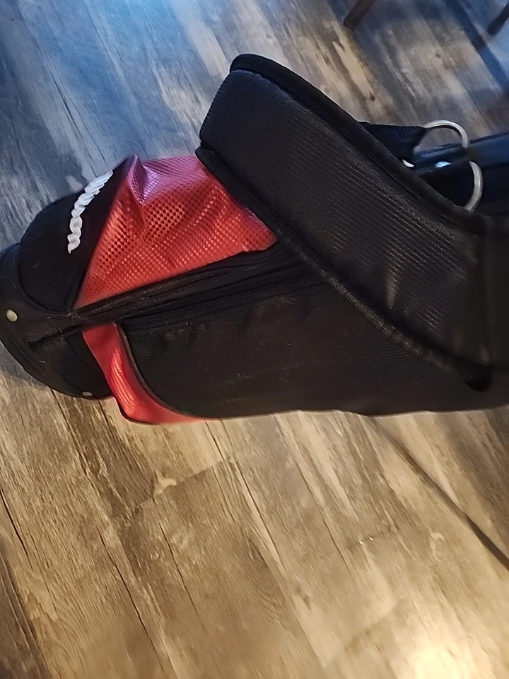 Wilson Profile Youth Golf Bag Stand 4-Way Blue Black /Red - Image 4 of 4