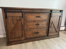 Rustic Wooden Buffet / Credenza / Sideboard