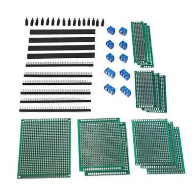 48P Lötplatinen Kit Enthält 12 Klemmenkarten und DIY-Köpfe