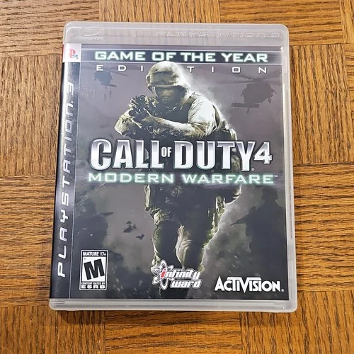 Activision Call of Duty 4 Modern Warfare GOTY PS3 Manual Multiplayer