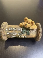 Boyd’s Bears - A Stitch In Time - A Bear Hug Would Be Sew Nice Figurine