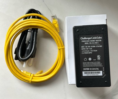 NEW POE-48-24W-G 48V PoE Injector