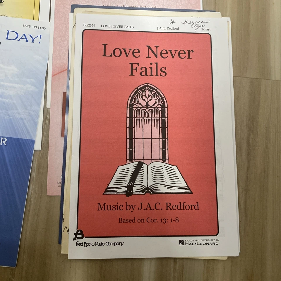 LOT OF 32 Pieces Southern Gospel Sheet Choir Piano Music Hymns Church Songs - Image 3 of 4