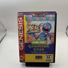Sesame Street Counting Cafe Sega Genesis 1994 CIB
