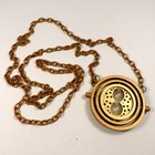 HARRY POTTER Sticker Kit TIME TURNER 2" Chain Necklace Spinning Hour Glass 2007