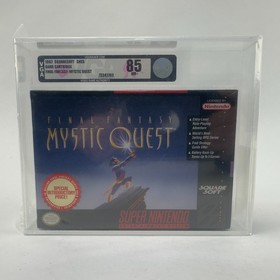 Final Fantasy Mystic Quest  Nintendo SNES Game Factory Sealed VGA Graded 85 NM+