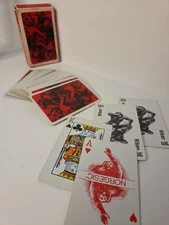 Vintage Playing Cards 54 Cards Deck Dante's Inferno Advertising