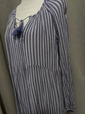 NWOT Old Navy Striped Dress. Fully Lined. Knee Length Boho Tiered