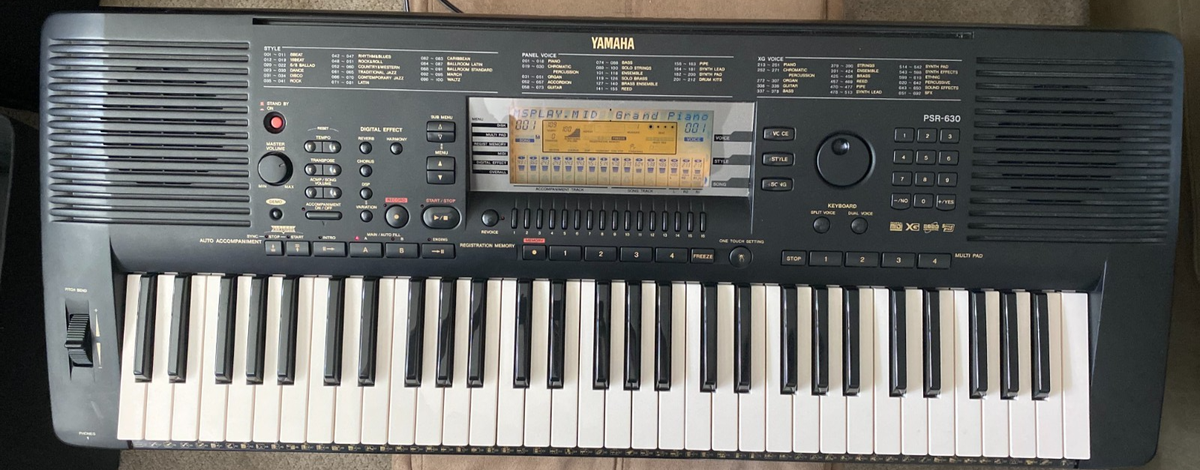 【美品】YAMAHA ヤマハ キーボード シンセサイザー PSR-630 希少品 Yamaha Psr-630 Keyboard Electronic Piano High-Class | eBay