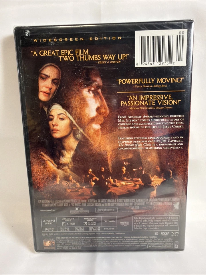 The Passion Of The Christ (DVD, 2004) Widescreen Edition Sealed (Ships In A Box) - Image 2 of 4