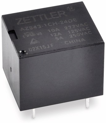 Pack De 2 Relais American Zettler AZ943-1CH-12DE - 15A SPDT 12VDC - Pour électronique Et Automatisme