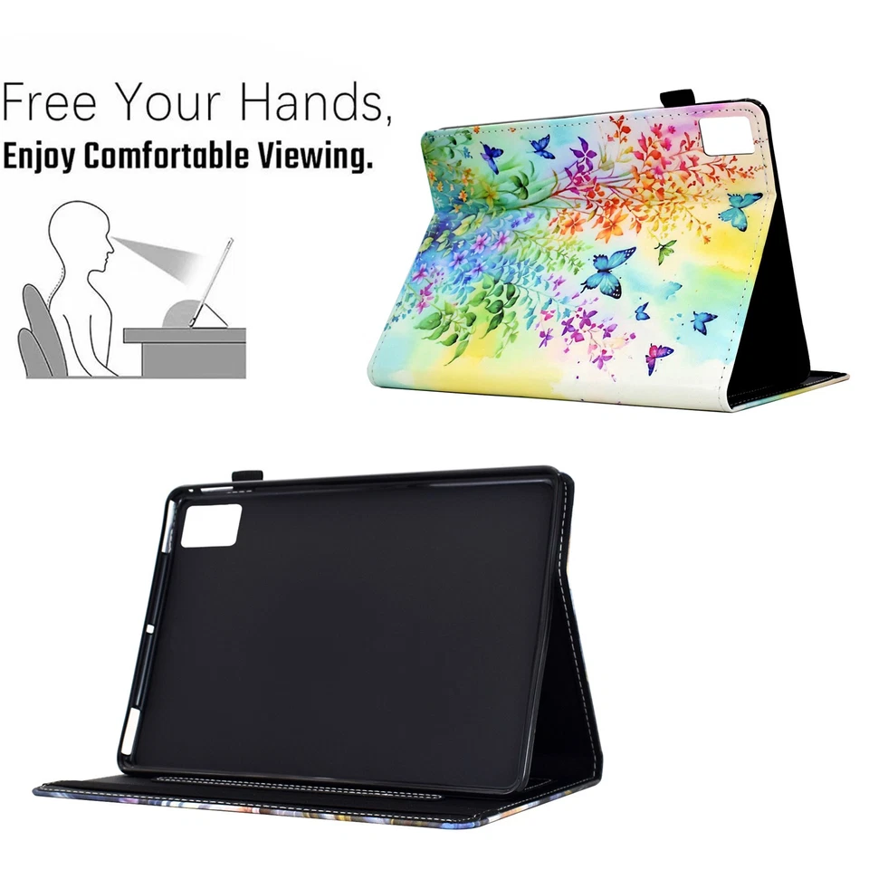 Leather Stand Case Flip Cover for Lenovo Tab M11 M10 3rd Plus M9 P11 2nd TB-350 - Image 3 of 4