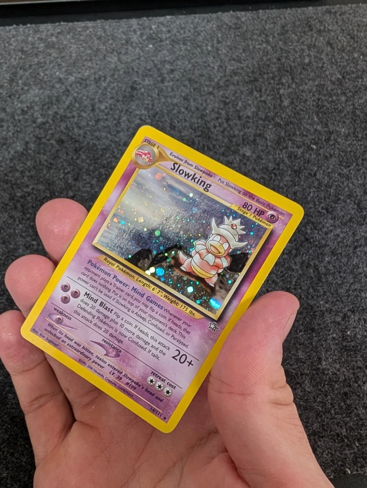 Slowking 14/111 Neo Genesis Holo Rare MP Vintage WOTC - Pokemon TCG - Image 3 of 4