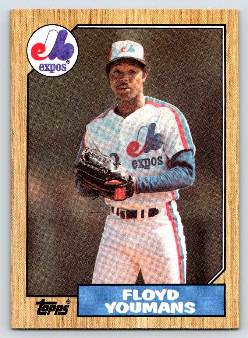 1987 Topps #105 Floyd Youmans Montreal Expos