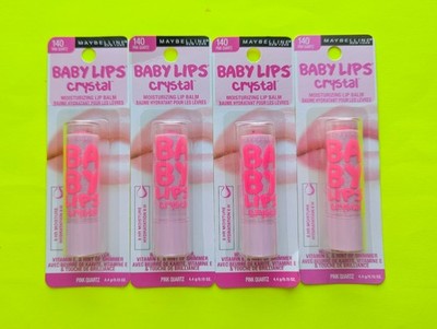 Maybelline Baby Lips 140 Pink Quartz Moisturizing Lip Balm - Lot of 4