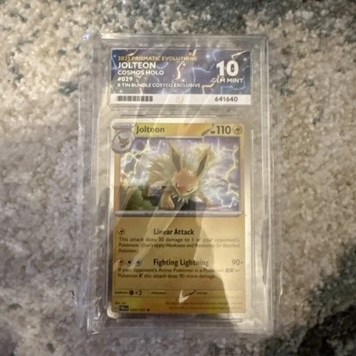 RARE ACE 10 MINT Jolteon 029/131 Prismatic Evolutions Pokemon TCG Card