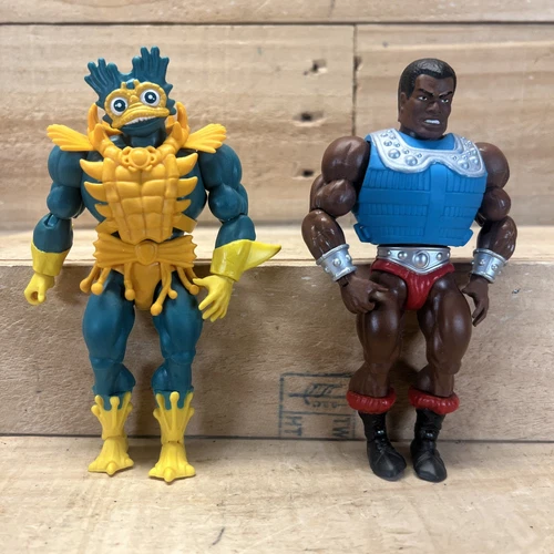 Masters Of The Universe Origins Mer Man Lop, Clamp Champ Retro Loose Motu