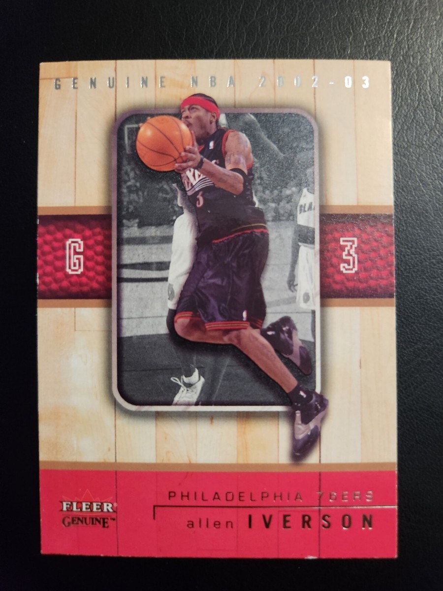 アイバーソン　カード　Allen Iverson 02-03 Fleer 2002-03 Fleer Genuine - Allen Iverson #2 for sale online | eBay