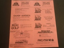 Vintage Riverview Park & Waterworld, Wisconsin Dells, Wisconsin Ticket Set