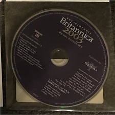 Encyclopedia Britannica 2003 OEM CD PNR 8W037