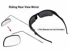 Adjustable Bike Cycling Safety Rear View Mirror For Riding Used With Sunglasses