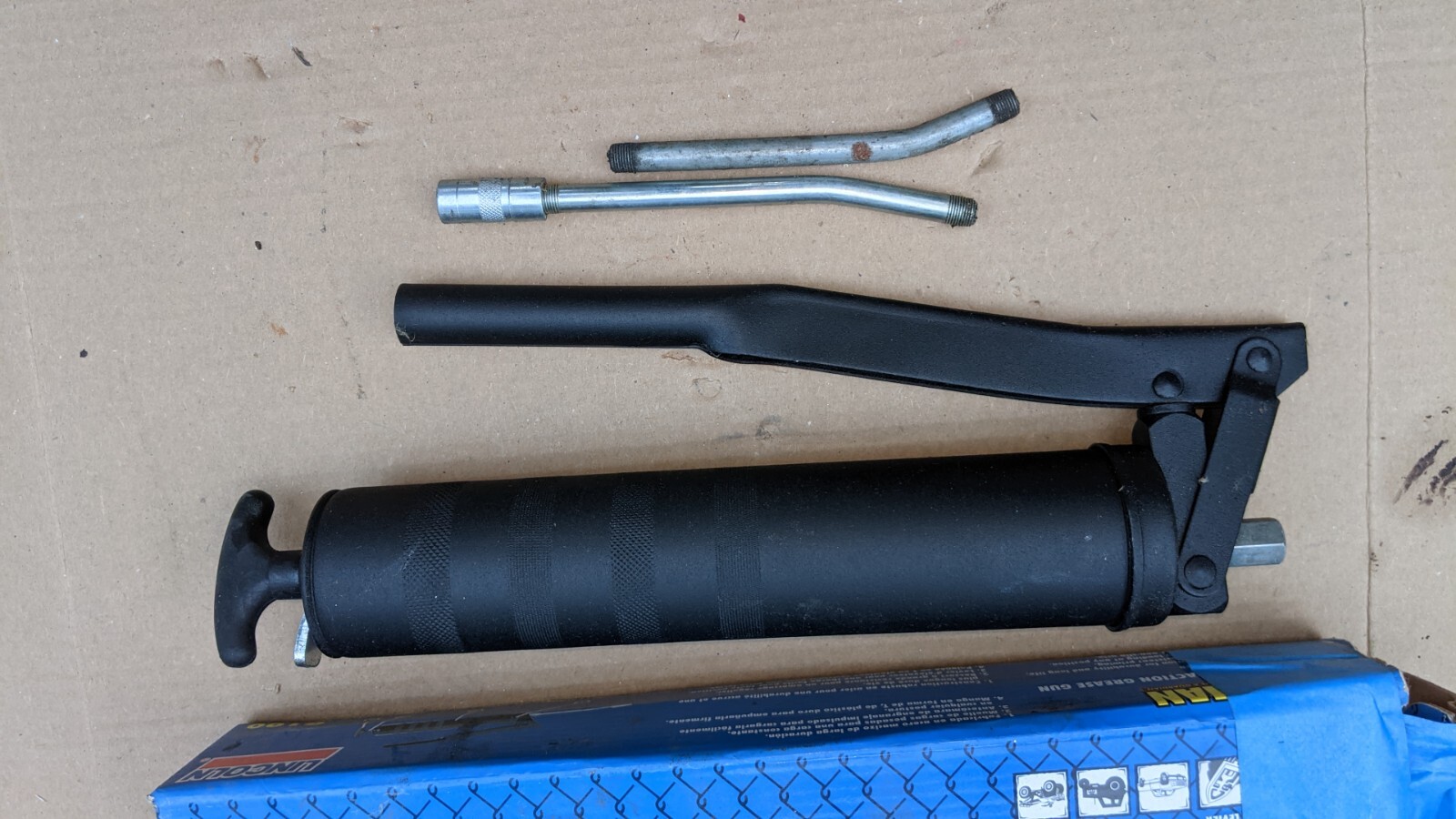 Lincoln Lubrication 1133 Grease Gun Pistol 16oz Flex Hose for sale