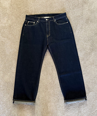 Uniform Bridge Jeans Men Blue Japanese Selvedge Denim One Wash Indigo