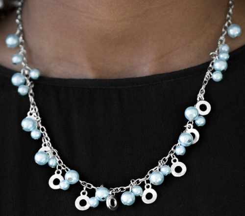 Paparazzi Halskette - elegantes Ensemble - blau - Bild 4 von 7