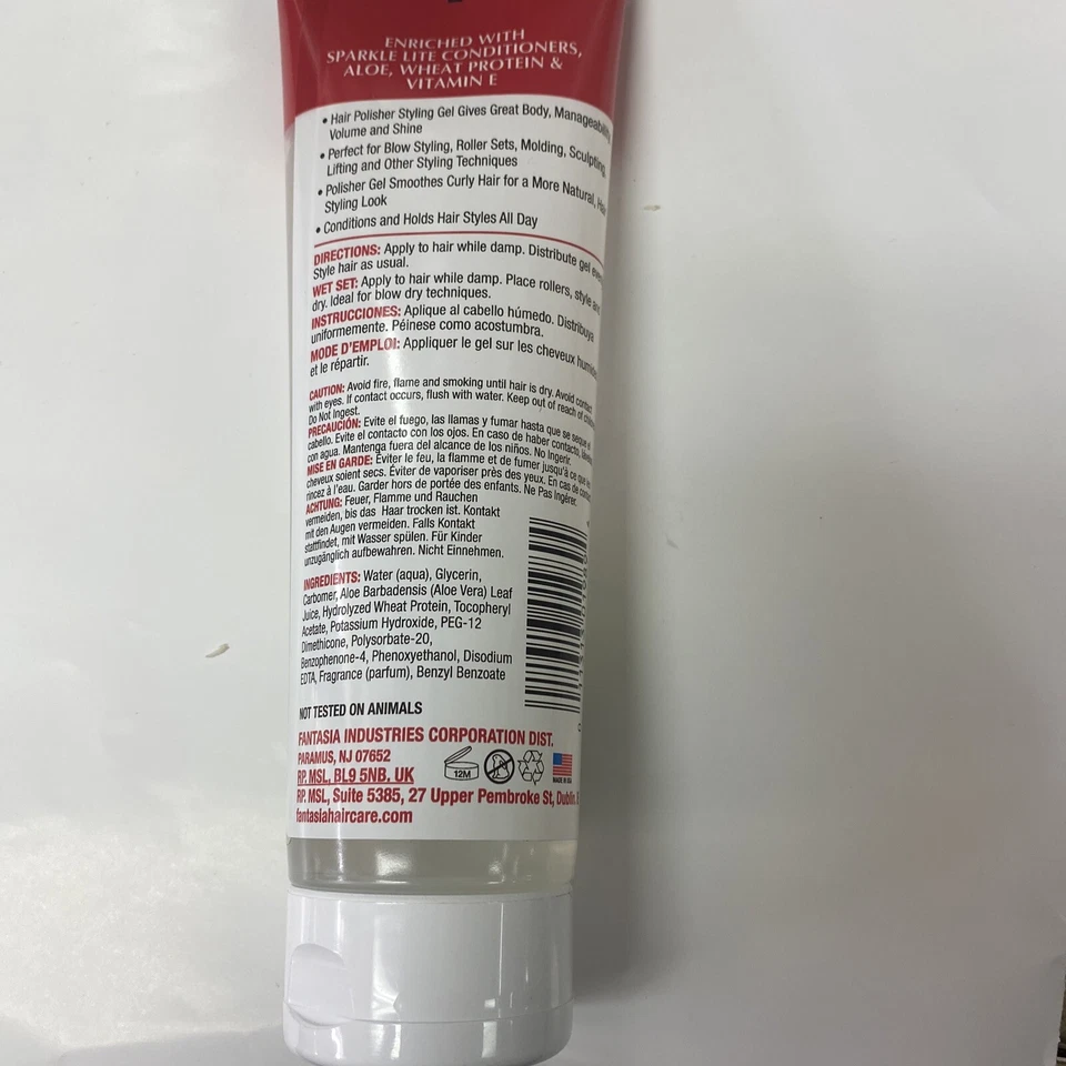 GEL DE PEINADO PULIDOR DE PELO FANTASIA ic 8,7 onzas Foto 3 de 3