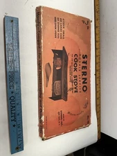 Vintage Sterno Double Service Cook Stove #46 Camping Hunting Outdoor Heat
