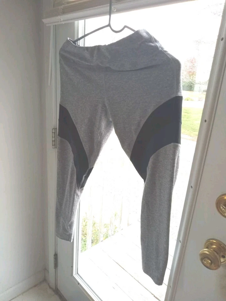  Calvin Klein XS Mujer Rayas Tobillo Yoga Pantalones Leggings, Negro Combo  Foto 3 de 4