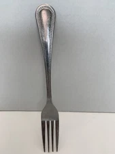World Tableware Fork Stainless Steel  Flatware 61 18/8 Beaded 7 1/2 in  Vintage