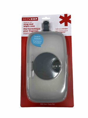 Skip Hop Grab & Go Snug Seal Wipes Case - Baby Wiper Dispenser, PVC-Free