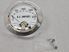 W-8061A-5, HOBART BROTHERS, AMMETER D.C. 0-200, D.C. AMP Meter, FS=50 MV