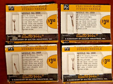 Lot of 4 NOS Electro-Voice 3009 Stylus Record Player Stereo Needles Precision