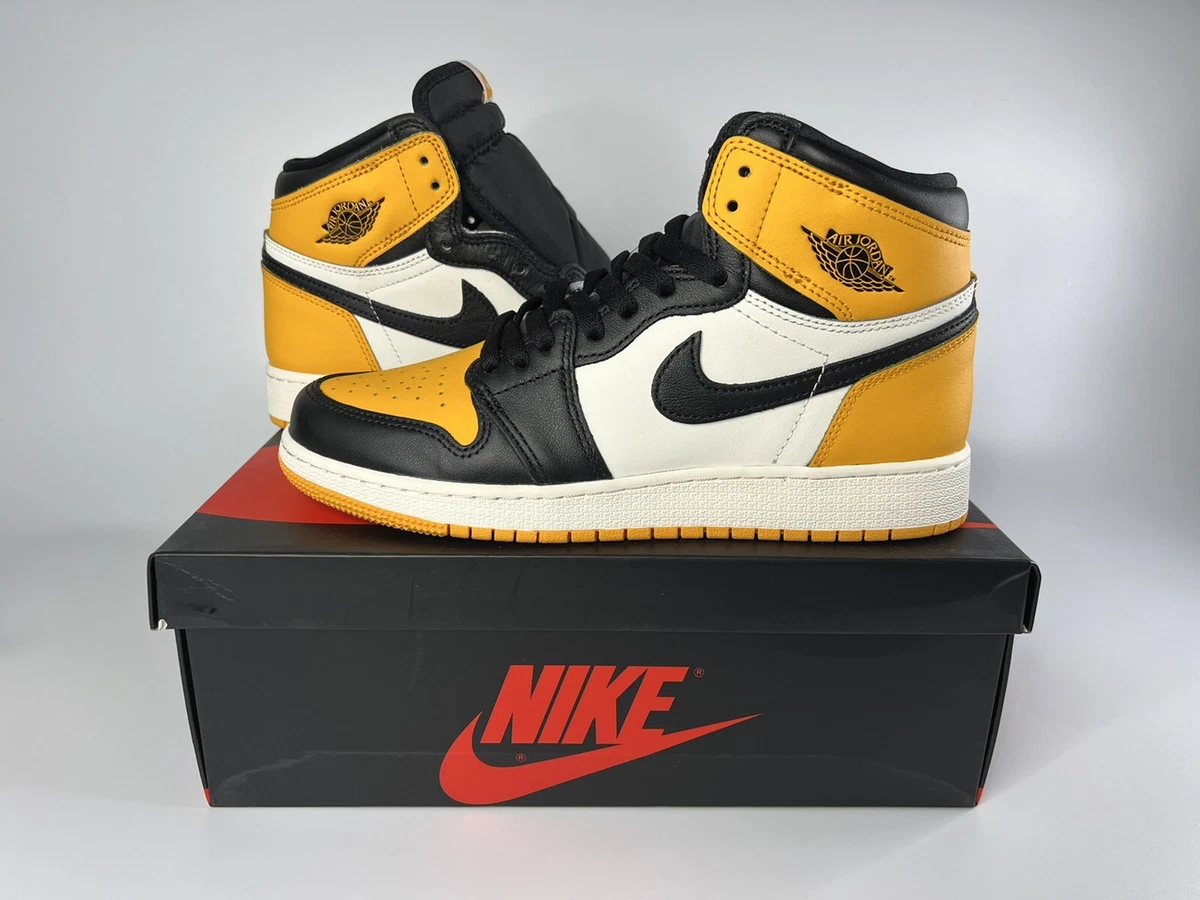 Jordan 1 sales yellow toe release