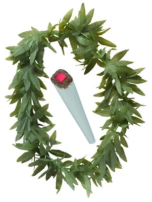 PANELIZE® Party-Set Joint Scherzjoint mit Hanfkette Haschkette Fake-Joint