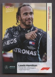 2020 Topps NOW Formula 1 F1 Card #3 Lewis Hamilton Rookie Card RC RARE