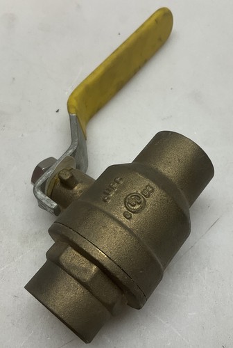 Proline 107-844NL 3/4” Brass Full Port Ball Valve Sweat Connection 600WOG 150WSP